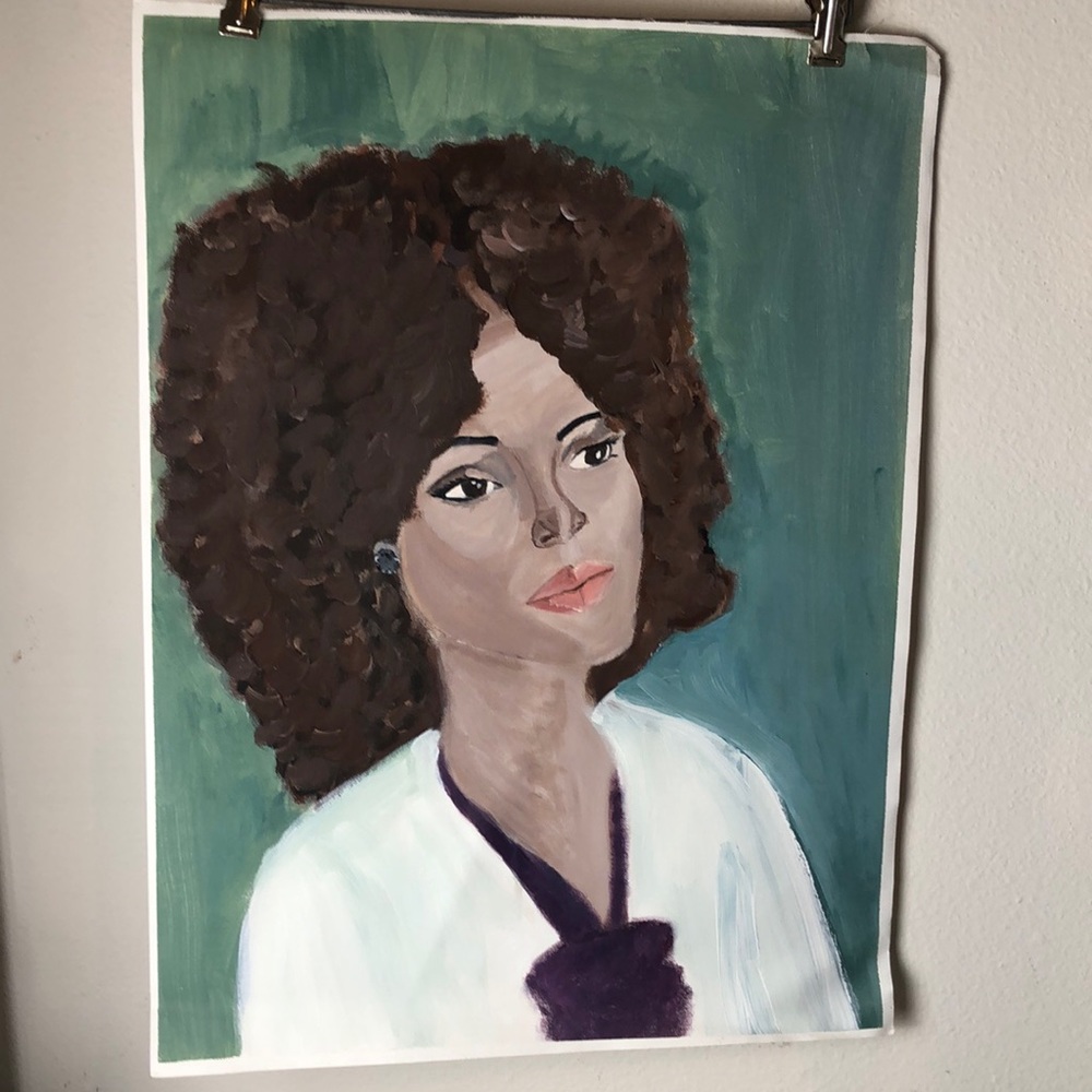 PAINTING ON A CANVAS.